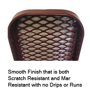 Standard Bench with Backrest - Advantage Coating