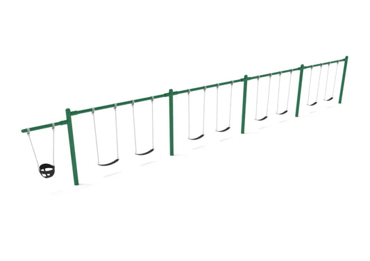 7/8 feet high Elite Cantilever Swing - 4 Bay