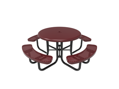 46" Solid Top Round Table - Industry Standard Coating