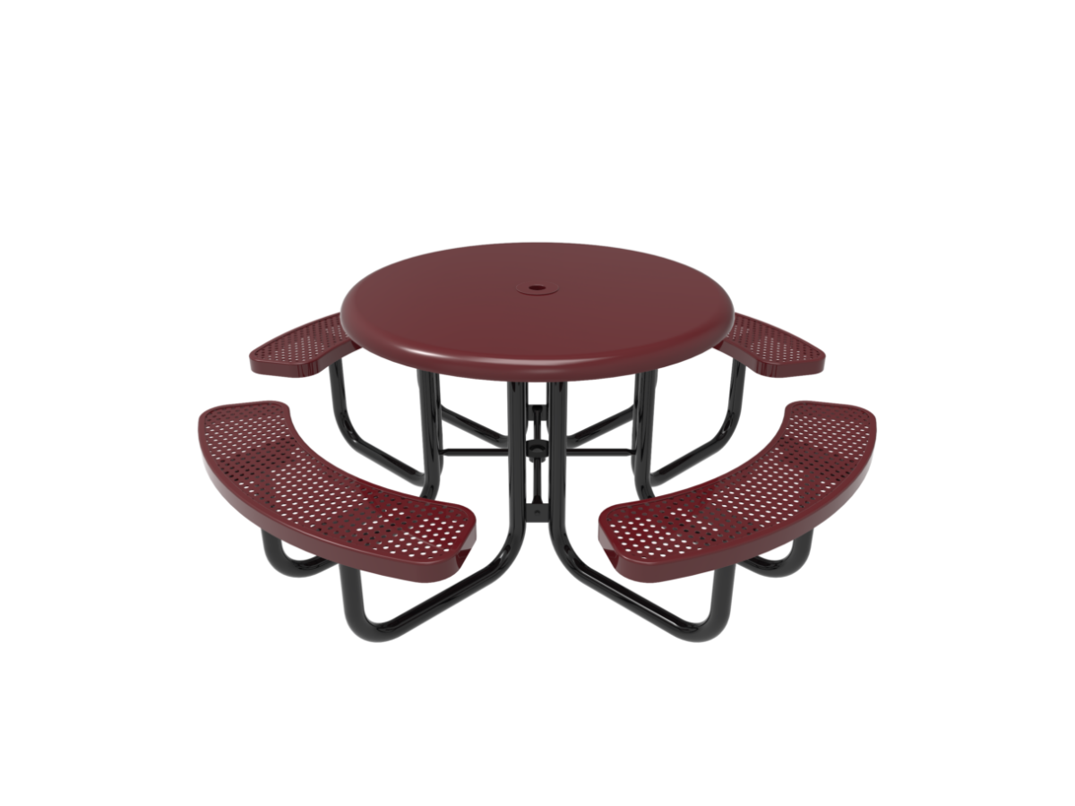 46" Solid Top Round Table - Advantage Coating