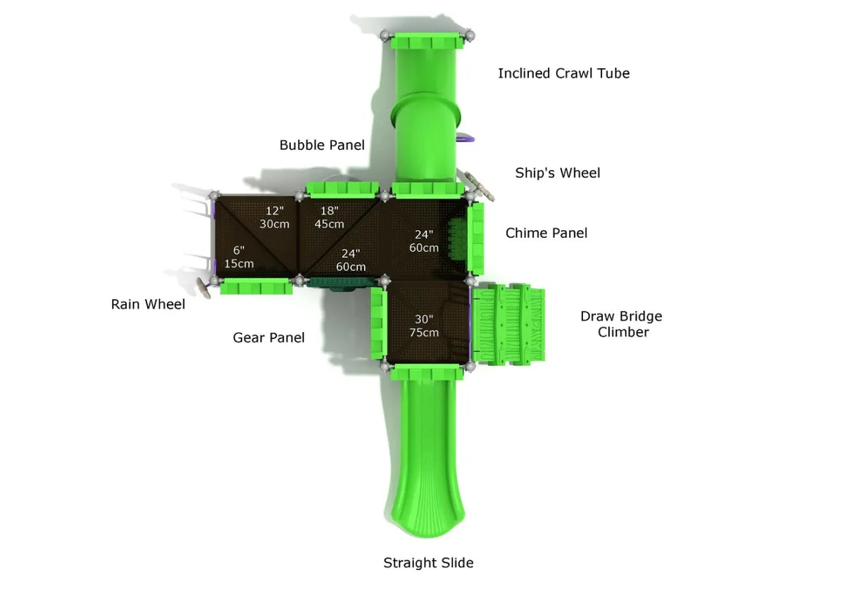 Turrets Fun Teetotum Turret Playground – AmeriPlay Sports and Recreation