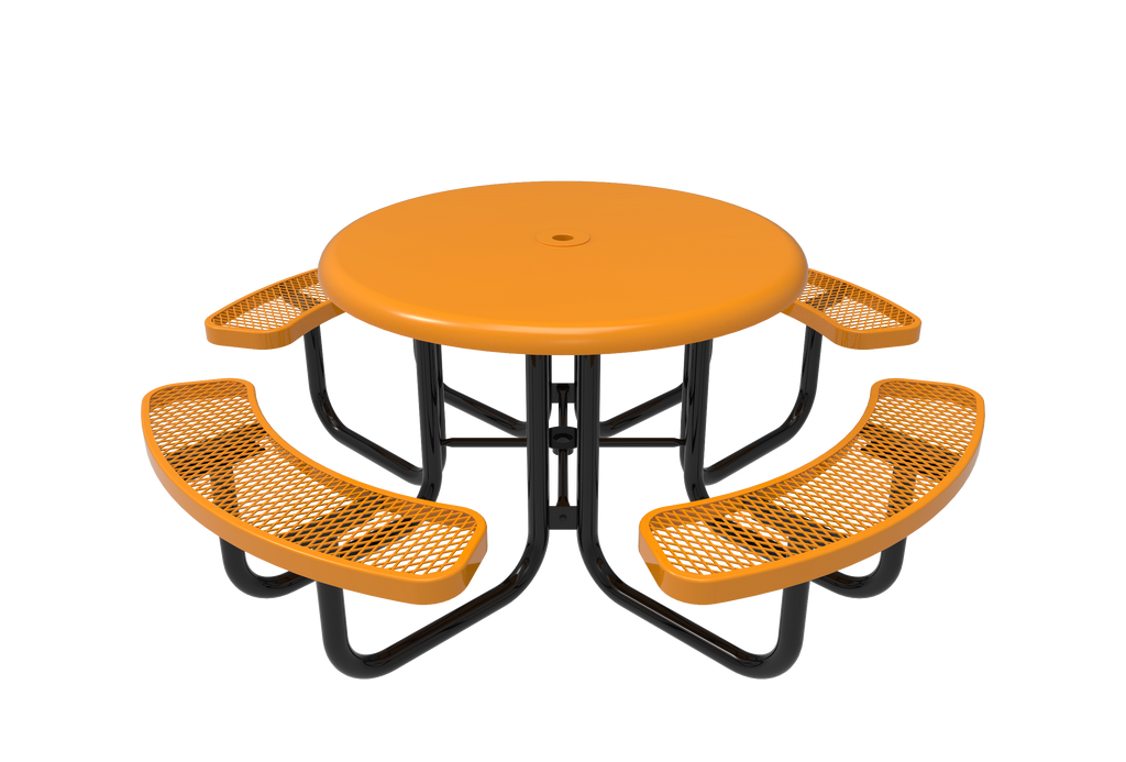 46" Solid Top Round Table - Industry Standard Coating