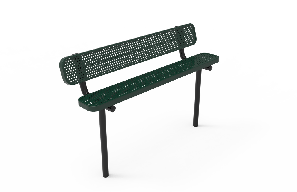 Standard Bench with Backrest - Advantage Coating