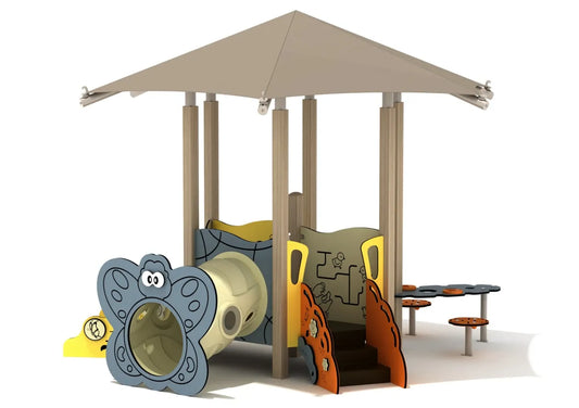 Lilac Canopy Mini Playground