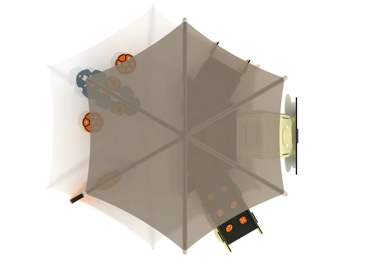 Lilac Canopy Mini Playground