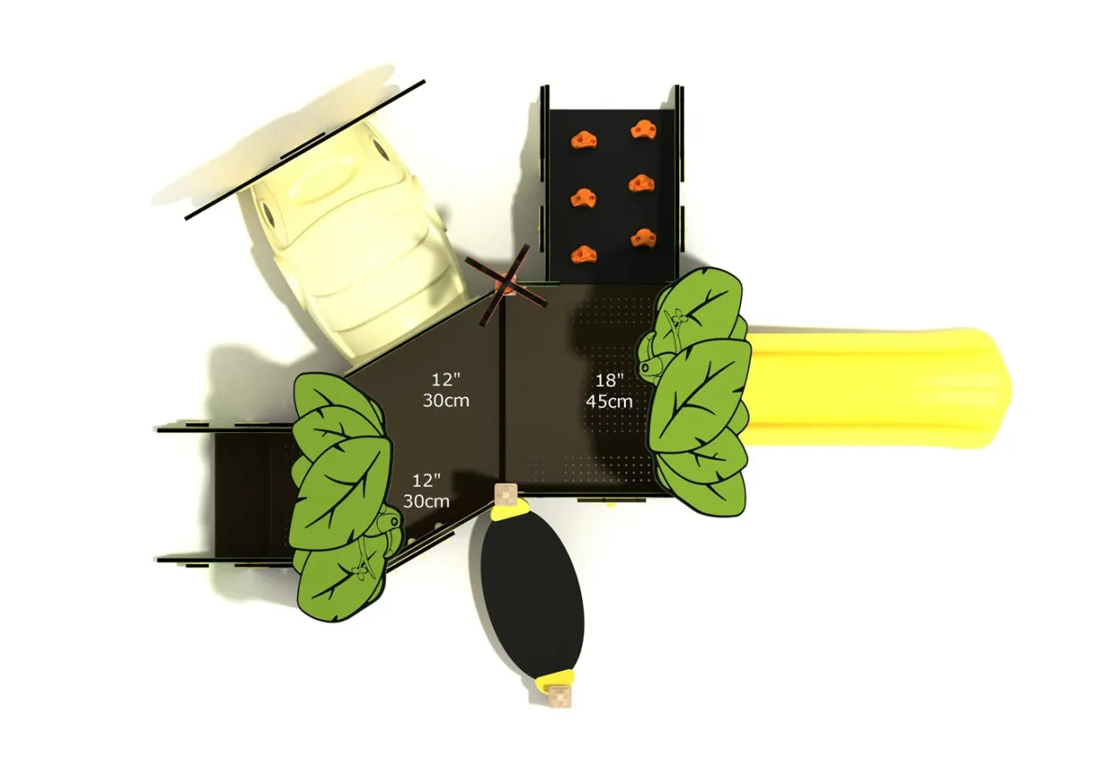 Crimson Queen Canopy Mini Playground