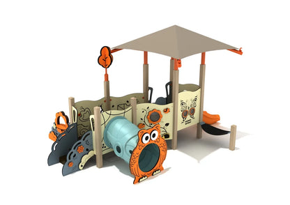 Fuschia Canopy Mini Playground