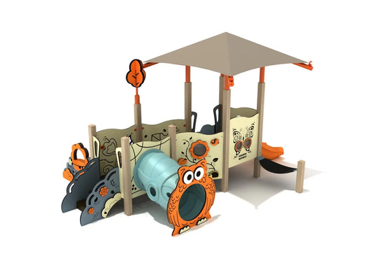 Fuschia Canopy Mini Playground