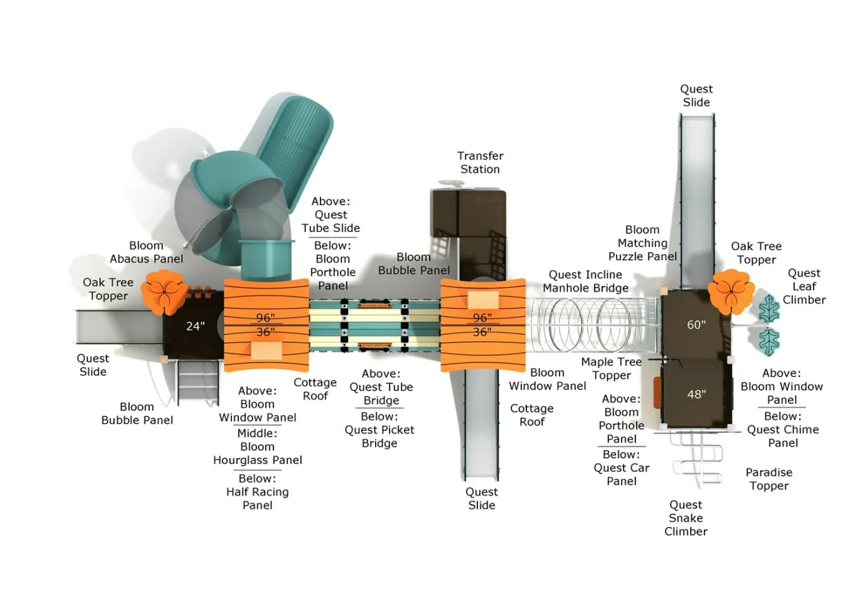 Sugarberry Canopy Quest Playground