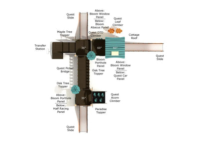 Iron Oak Canopy Quest Playground