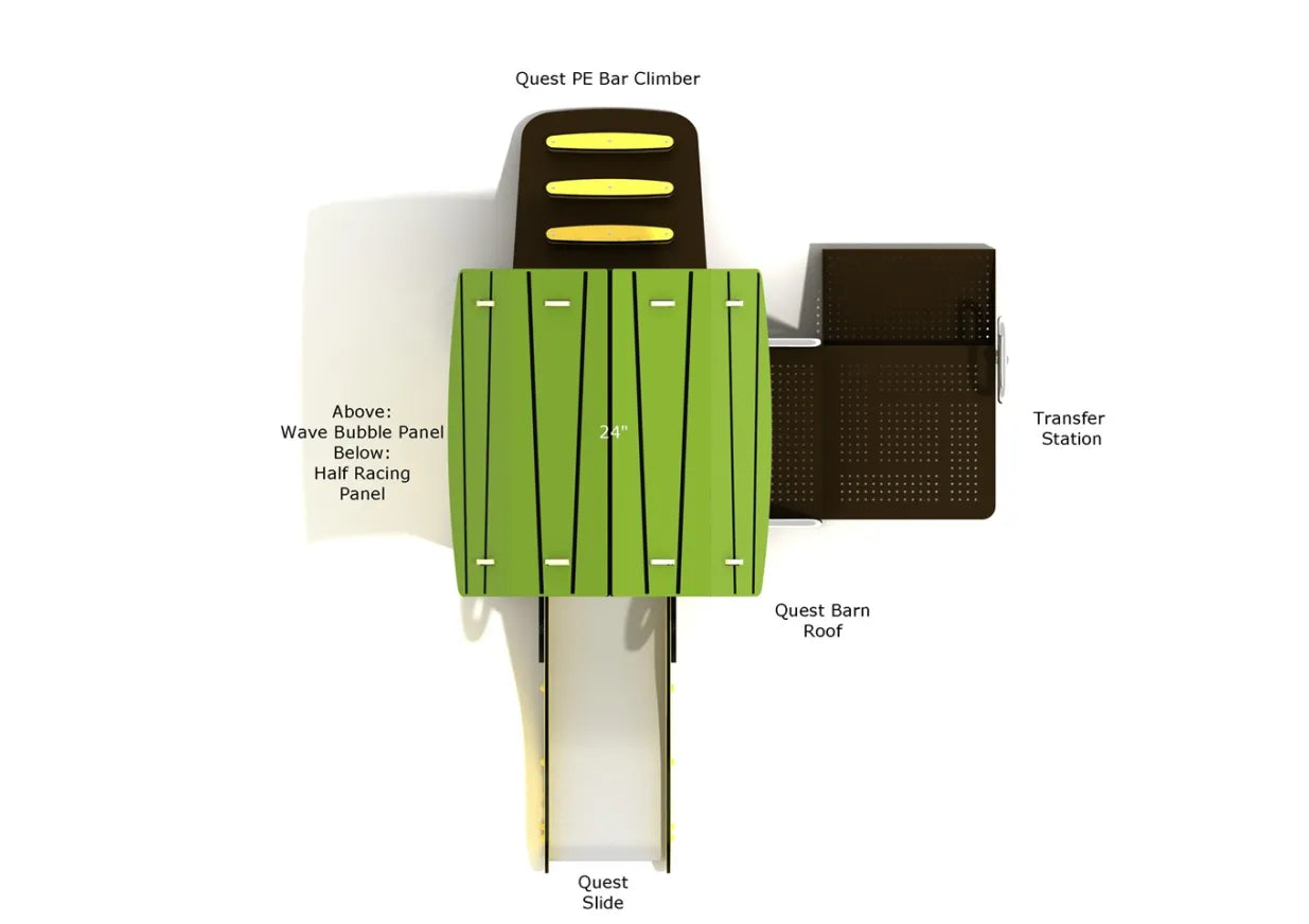 Peach Oak Canopy Quest Playground