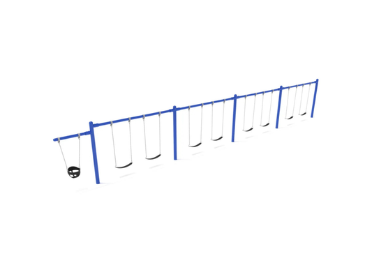 7/8 feet high Elite Cantilever Swing - 4 Bay