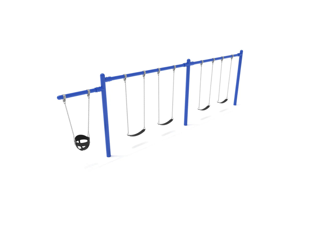 7/8 feet high Elite Cantilever Swing - 2 Bay