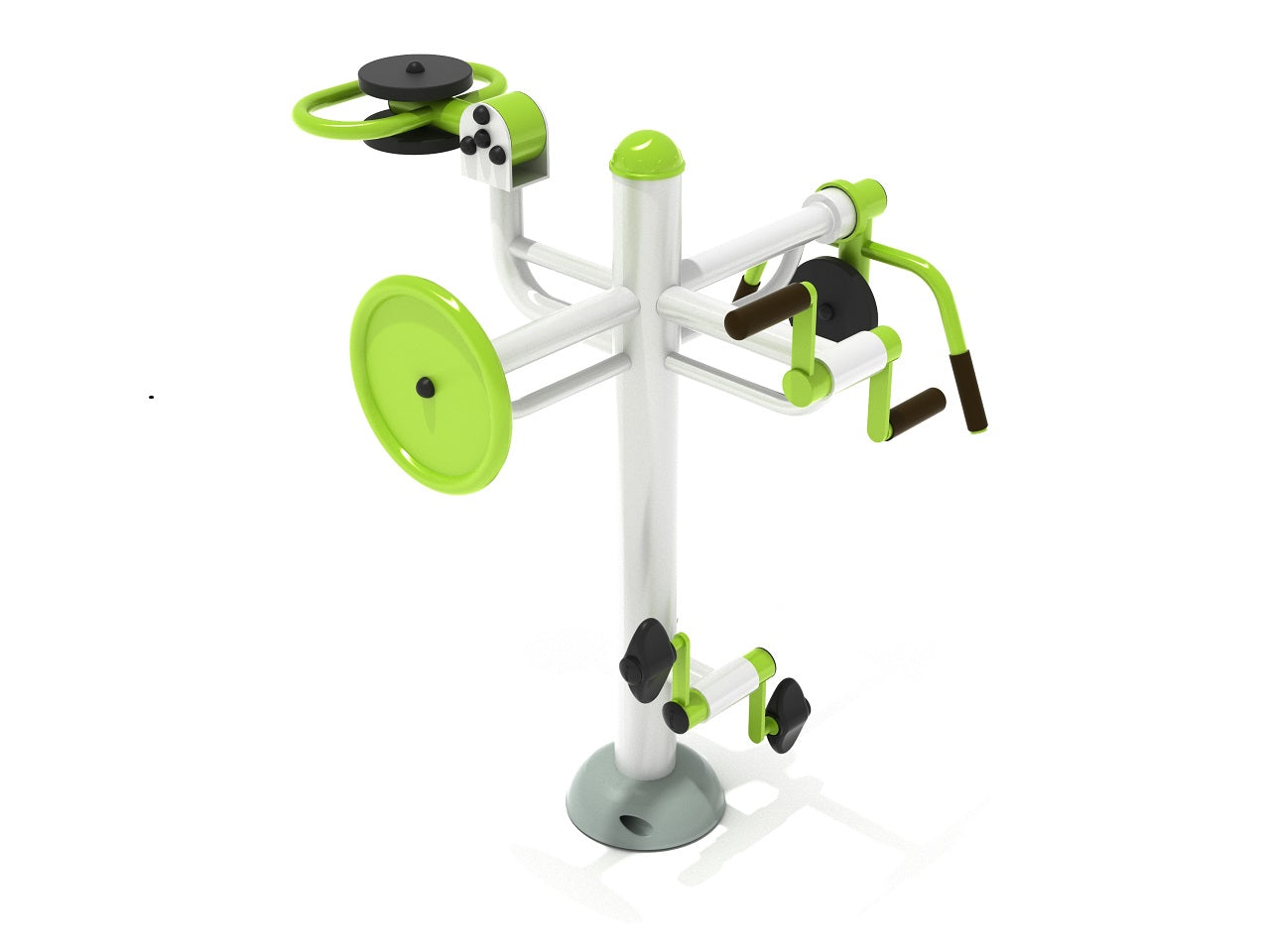 Accessible Quadruple Gym Station