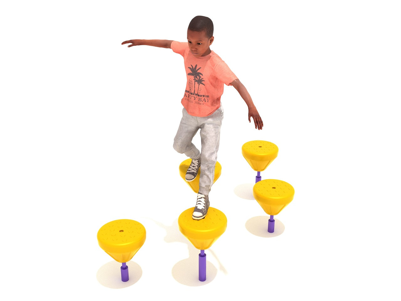 Pebble Balance Course – AmeriPlay Sports and Recreation