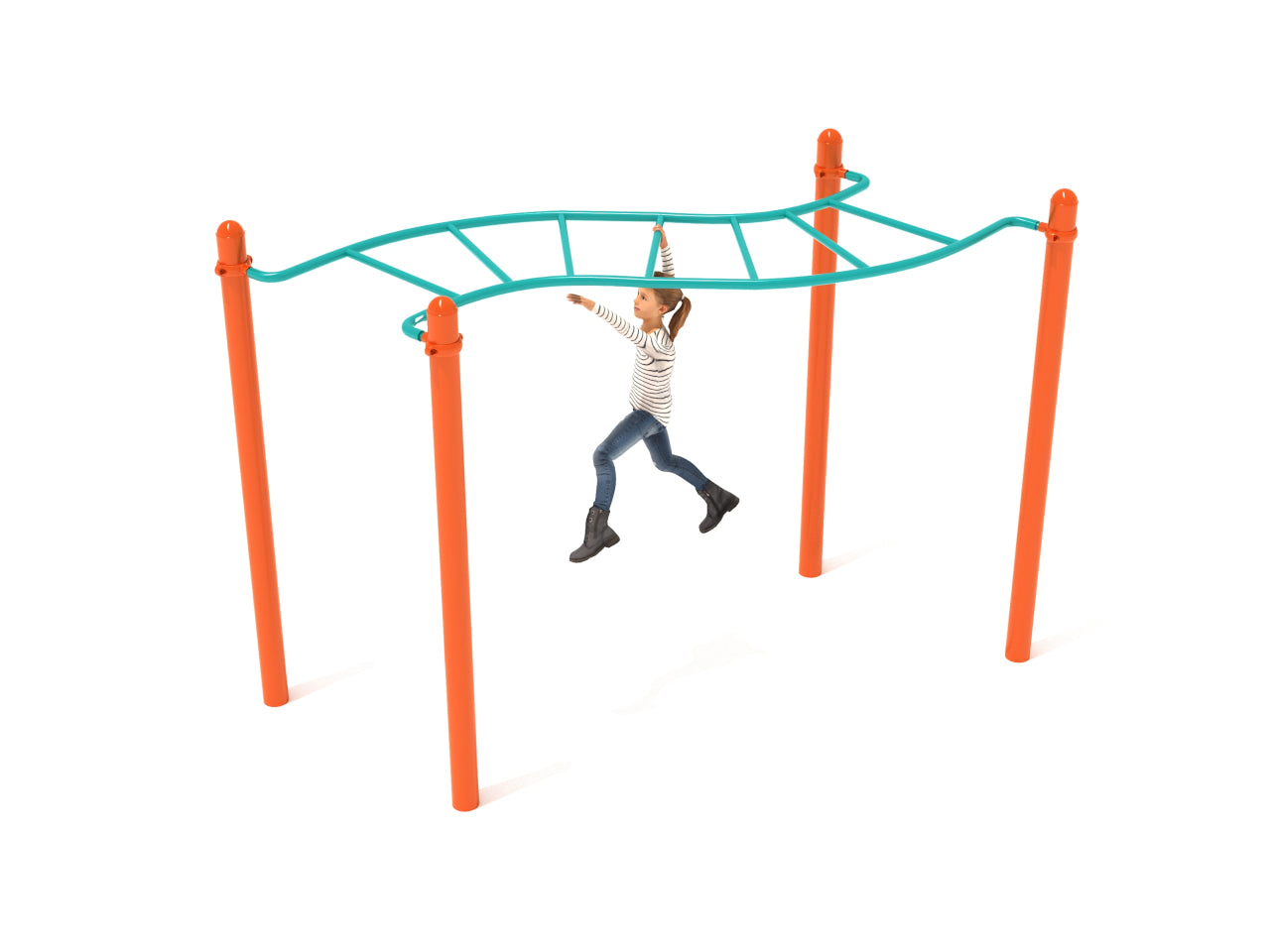 Wavy Overhead Scaling Ladder
