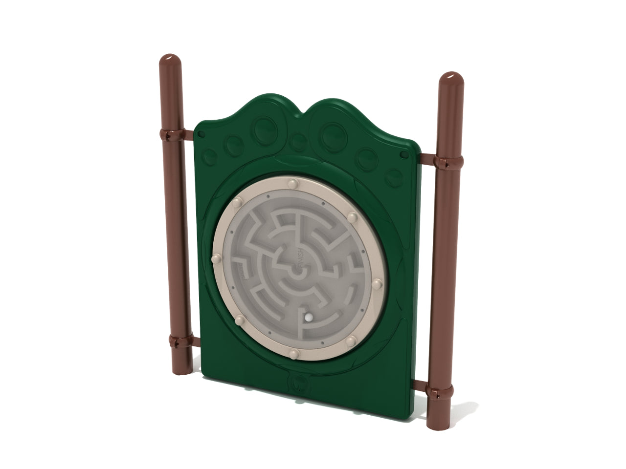 Freestanding Ball Maze Panel with Posts