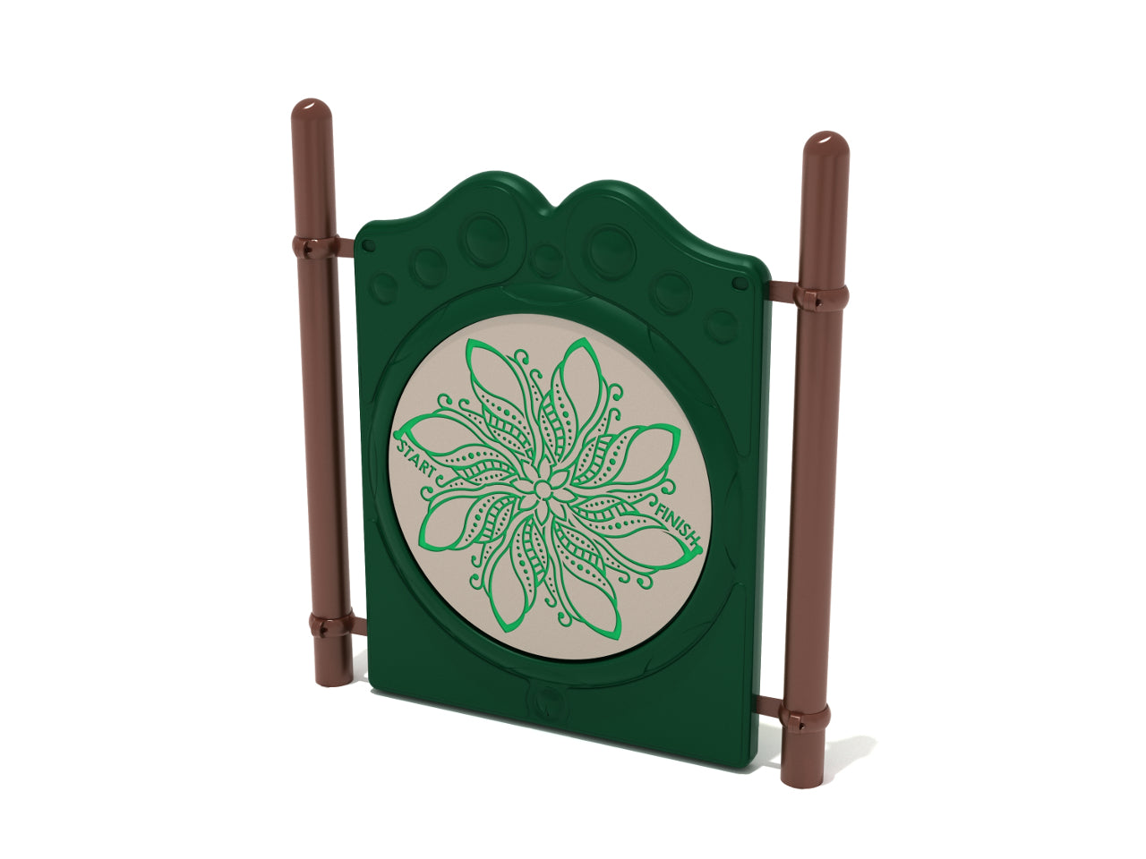 Freestanding Finger Maze Panel with Posts