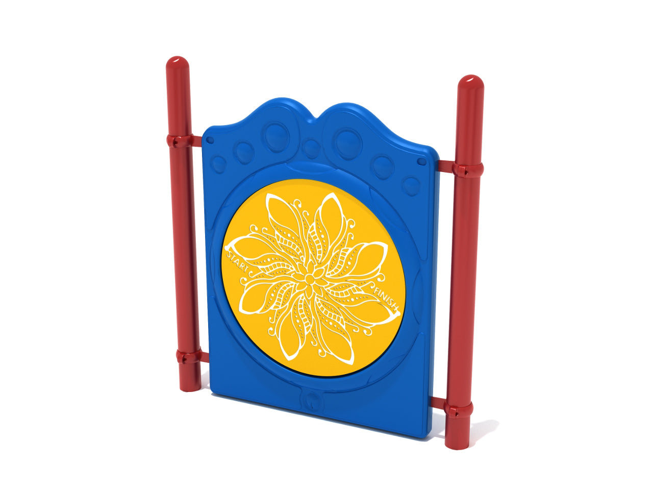 Freestanding Finger Maze Panel with Posts