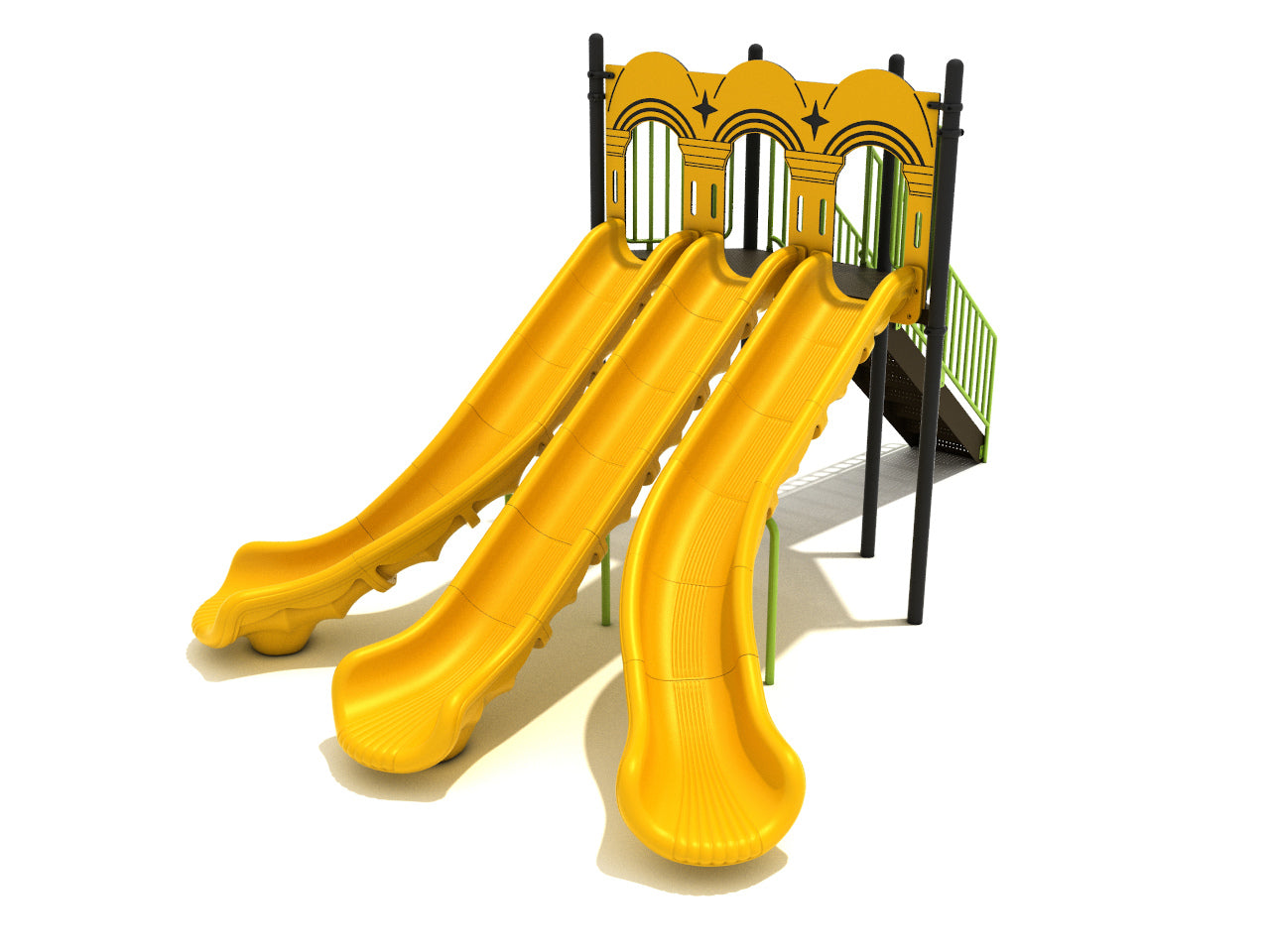 6 Foot Triple Sectional Split Slide
