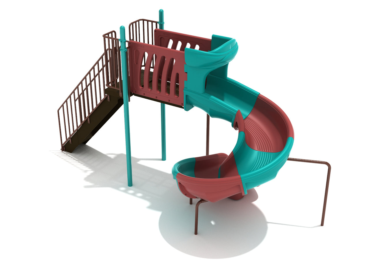 6 Foot Sectional Spiral Slide