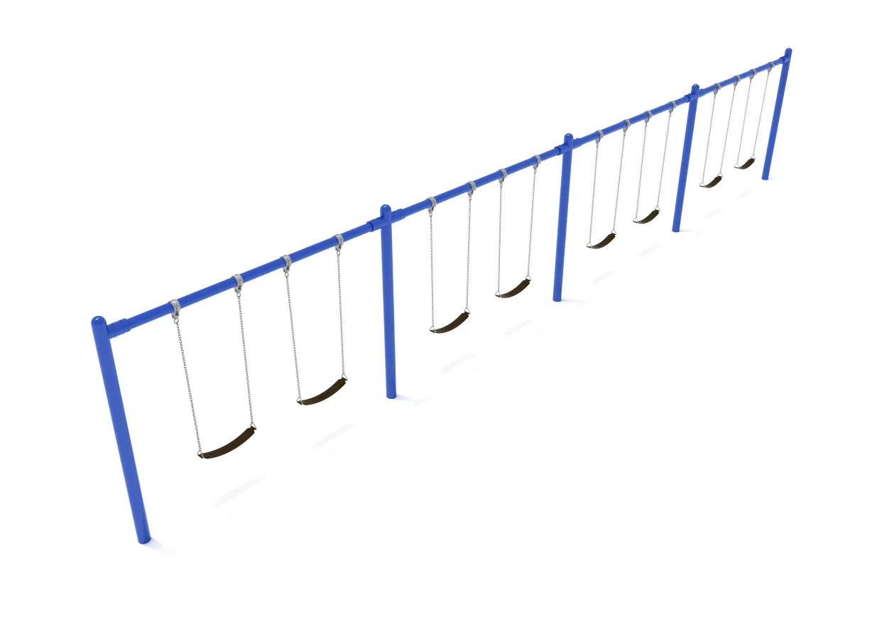 8 Feet High Elite Single Post Swing Set 1-4 Bays