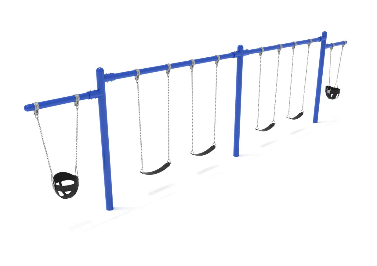 7/8 feet high Elite Cantilever Swing - 2 Bay