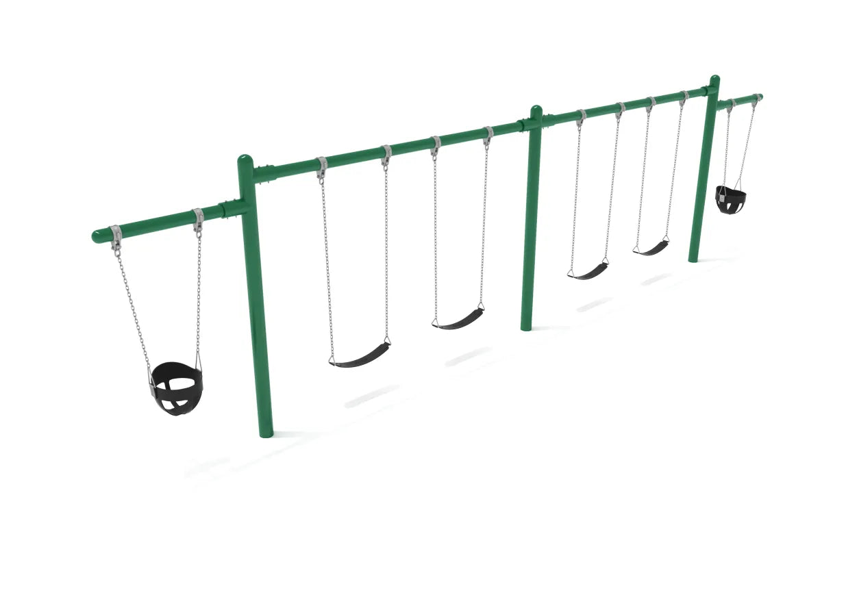 7/8 feet high Elite Cantilever Swing - 2 Bay