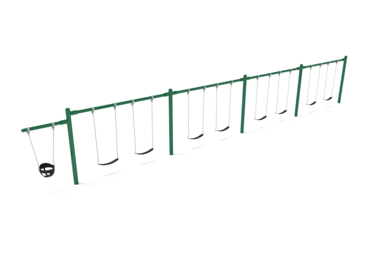 7/8 feet high Elite Cantilever Swing - 4 Bay