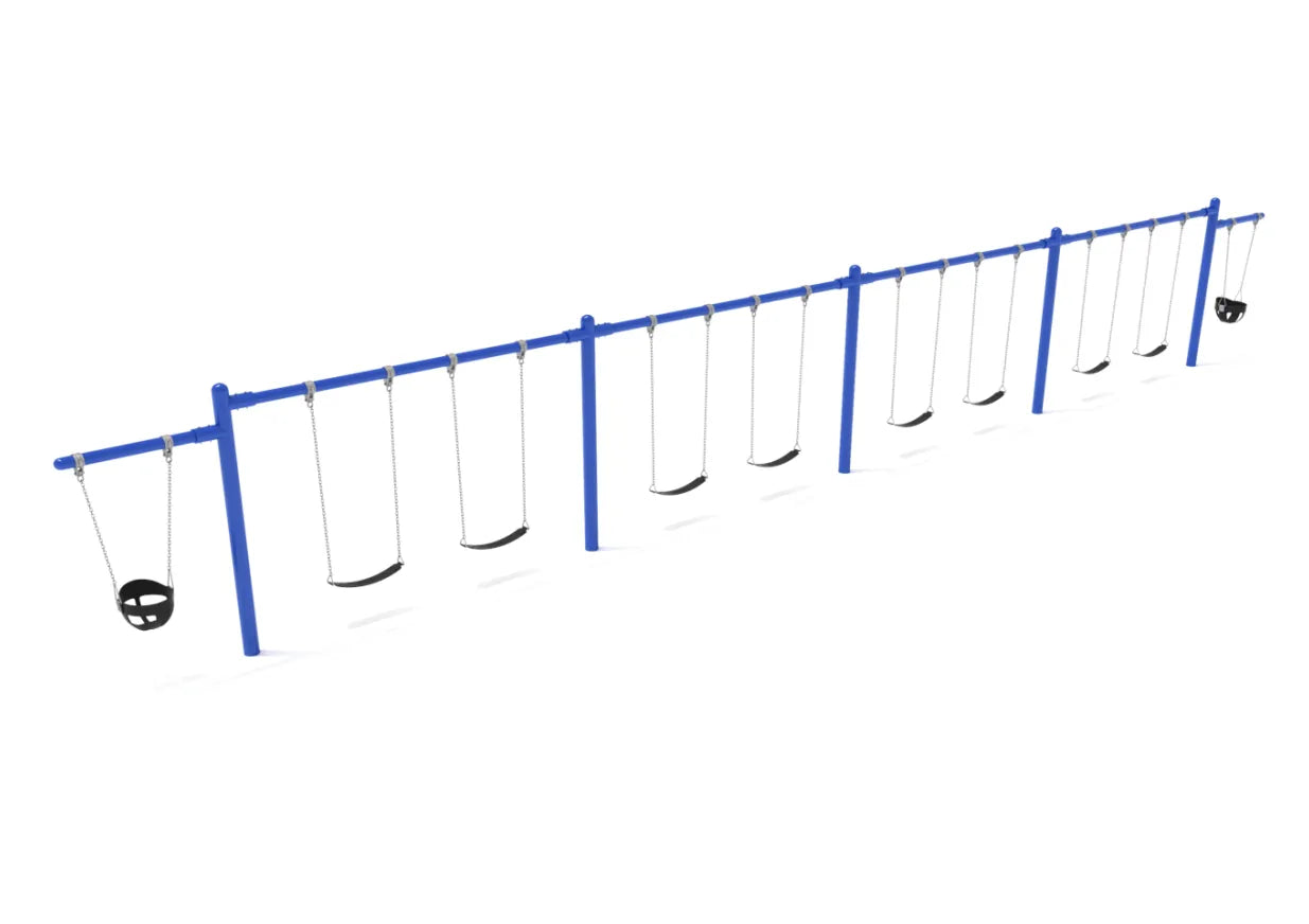 7/8 feet high Elite Cantilever Swing - 4 Bay