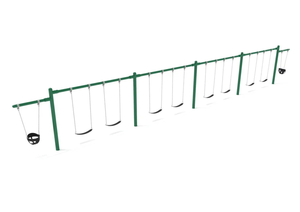 7/8 feet high Elite Cantilever Swing - 4 Bay