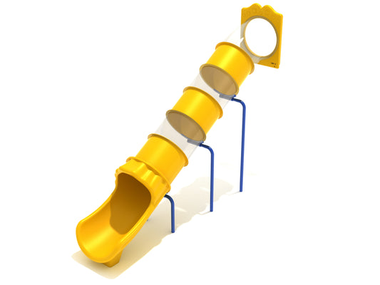 8 Foot Straight Tube Slide - Slide and Mounts Only