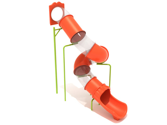 13 Foot Spiral Tube Slide - Slide and Mounts Only